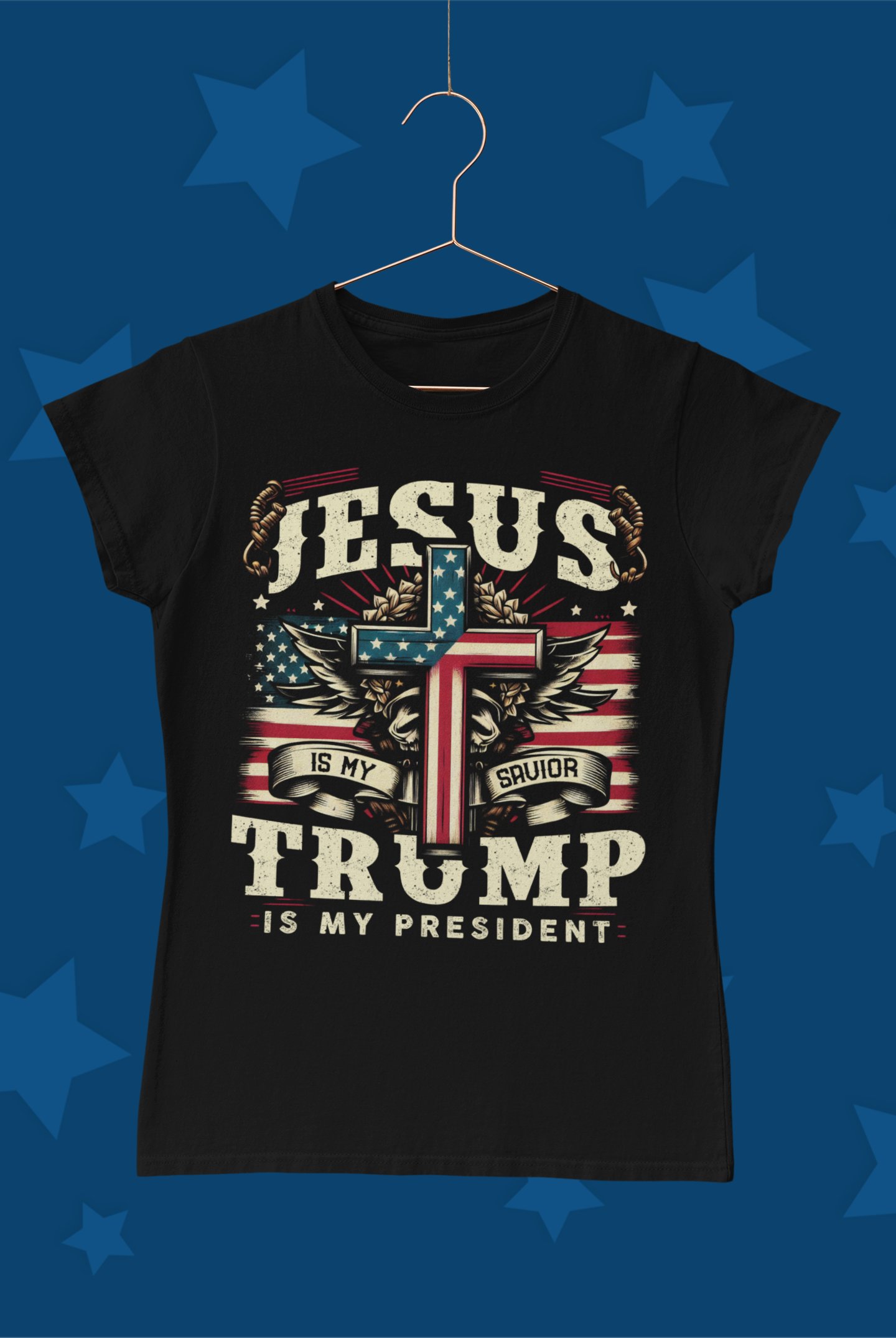 "Jesus Is My Savior Trump Is My President" T-Shirt