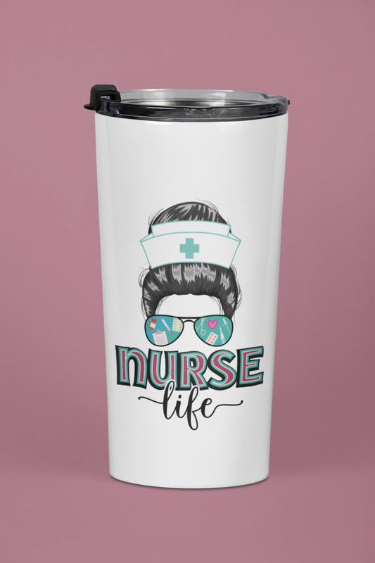 "Nurse Life" 20 oz. Tumbler