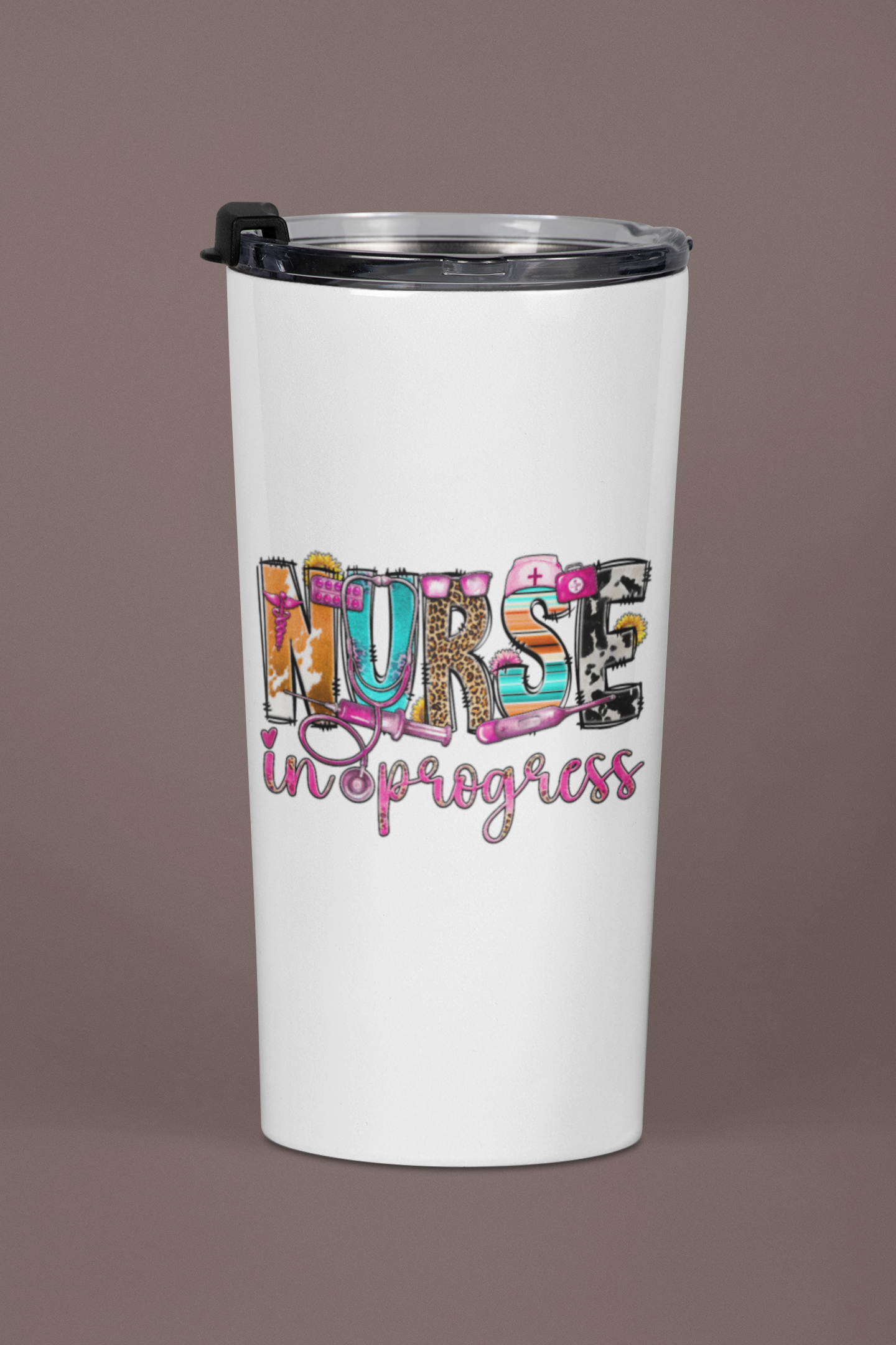 "Nurse In Progress" Graphic 20 oz. Tumbler