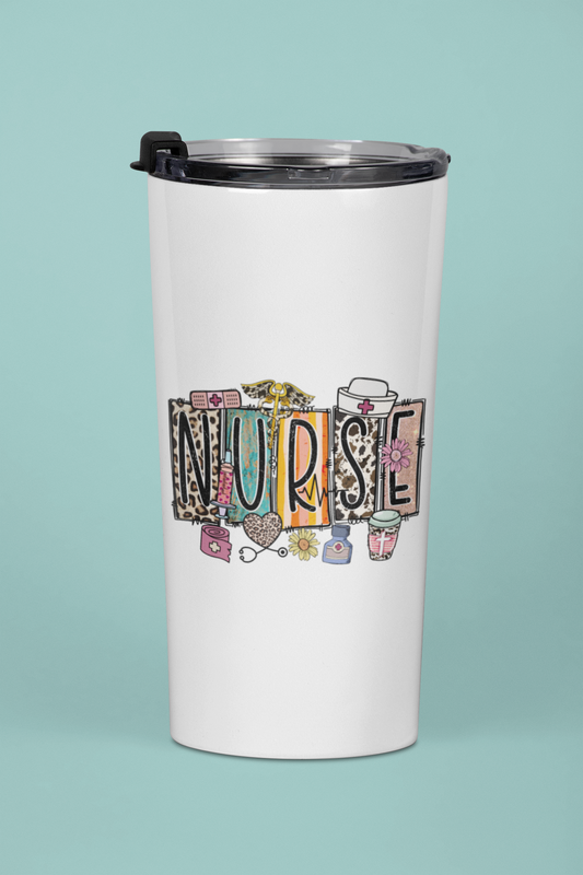 "Nurse" Graphic 20 oz. Tumbler