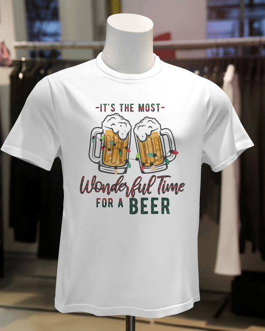 "It's The Most Wonderful Time for A Beer" T-Shirt