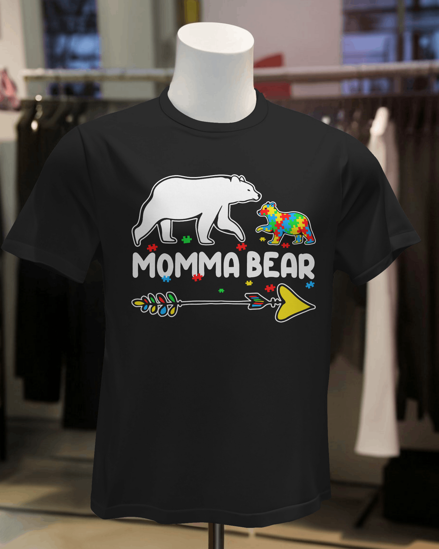 Mama Bear Autism T-Shirt