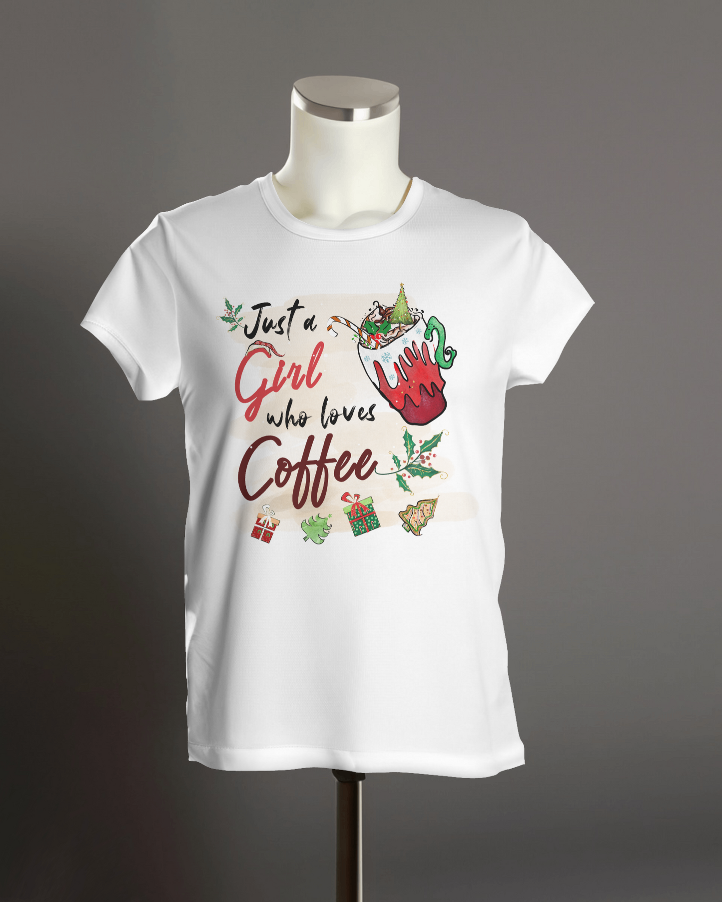 "Just a Girl Who Loves Coffee" T-Shirt