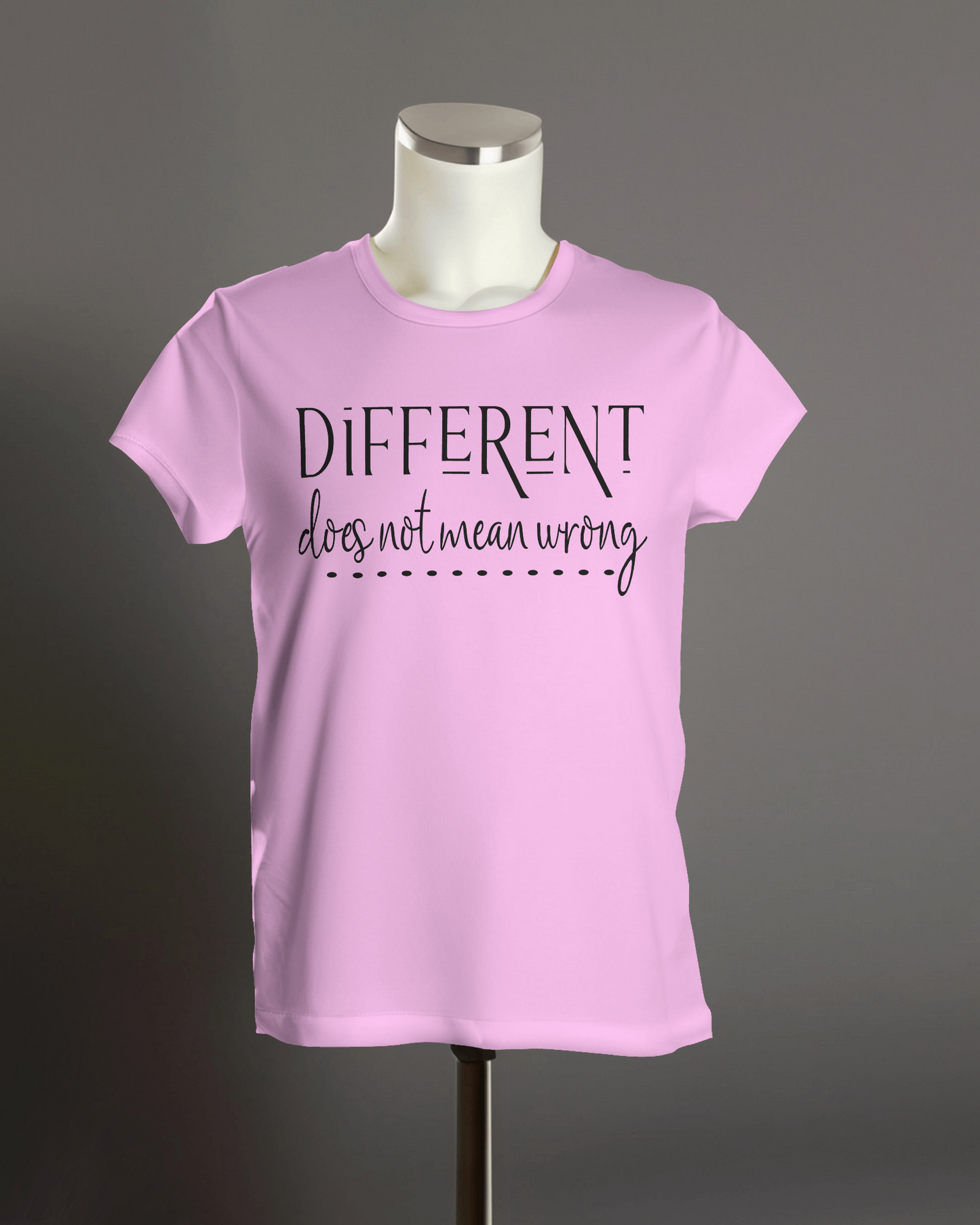 "Different does not mean wrong" T-Shirt