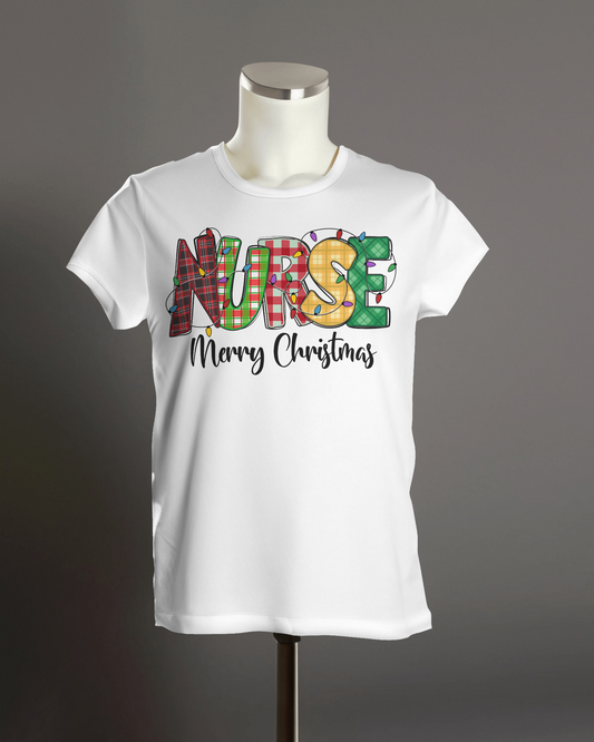 "Nurse Merry Christmas" T-Shirt