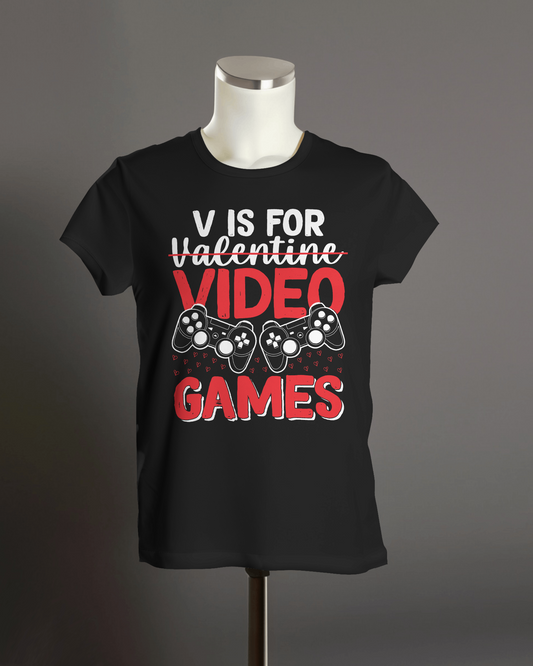 "V is for Video Games" T-Shirt.