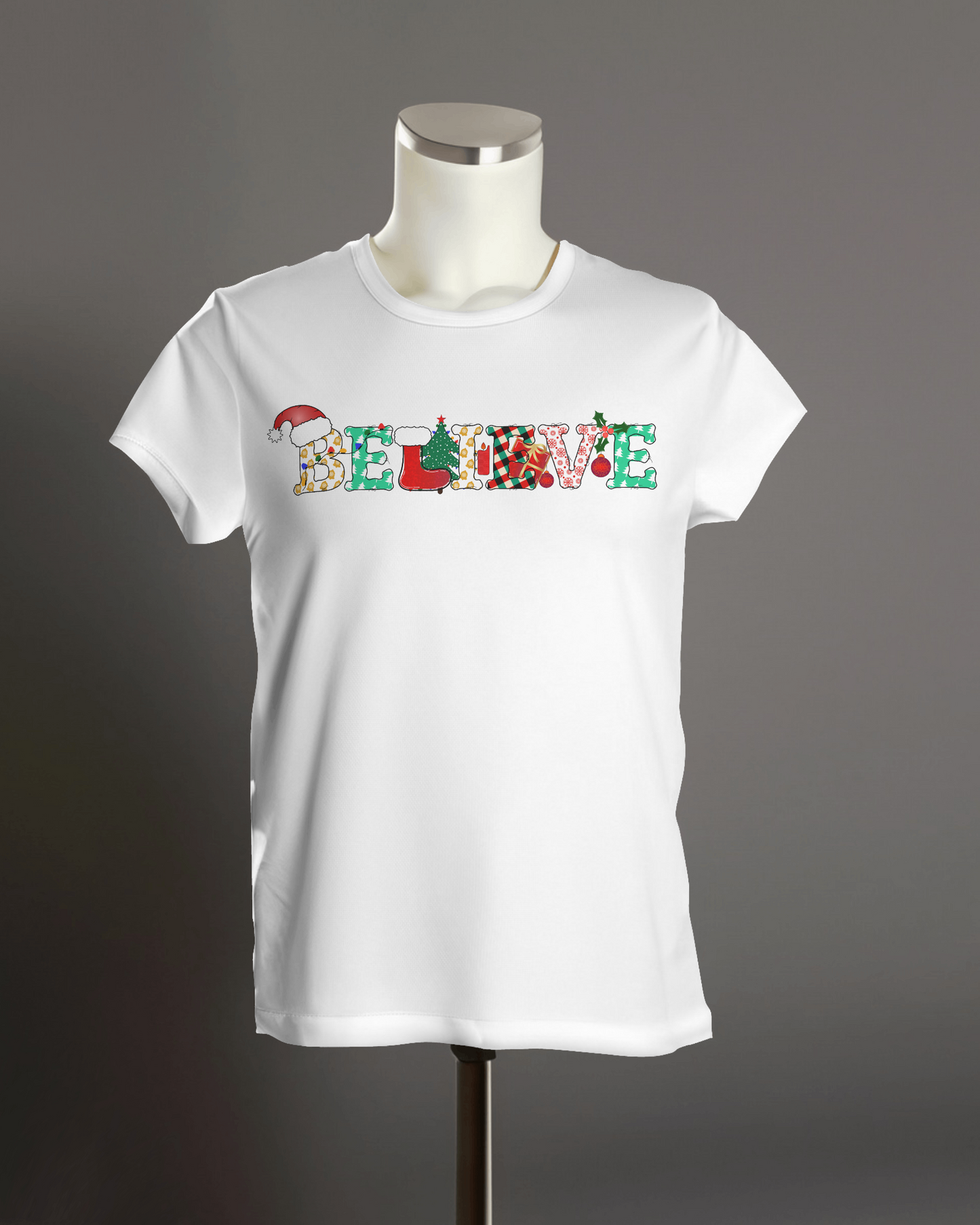 "Believe" Christmas T-Shirt