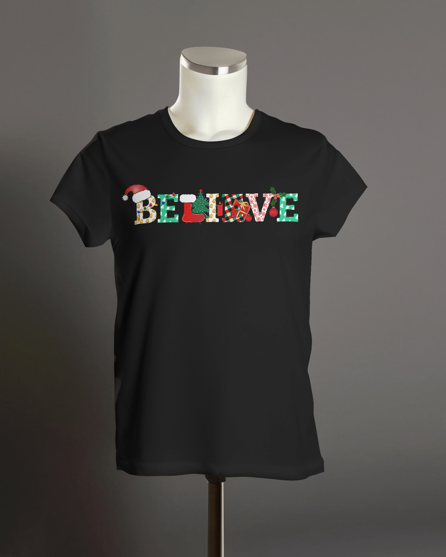 "Believe" Christmas T-Shirt