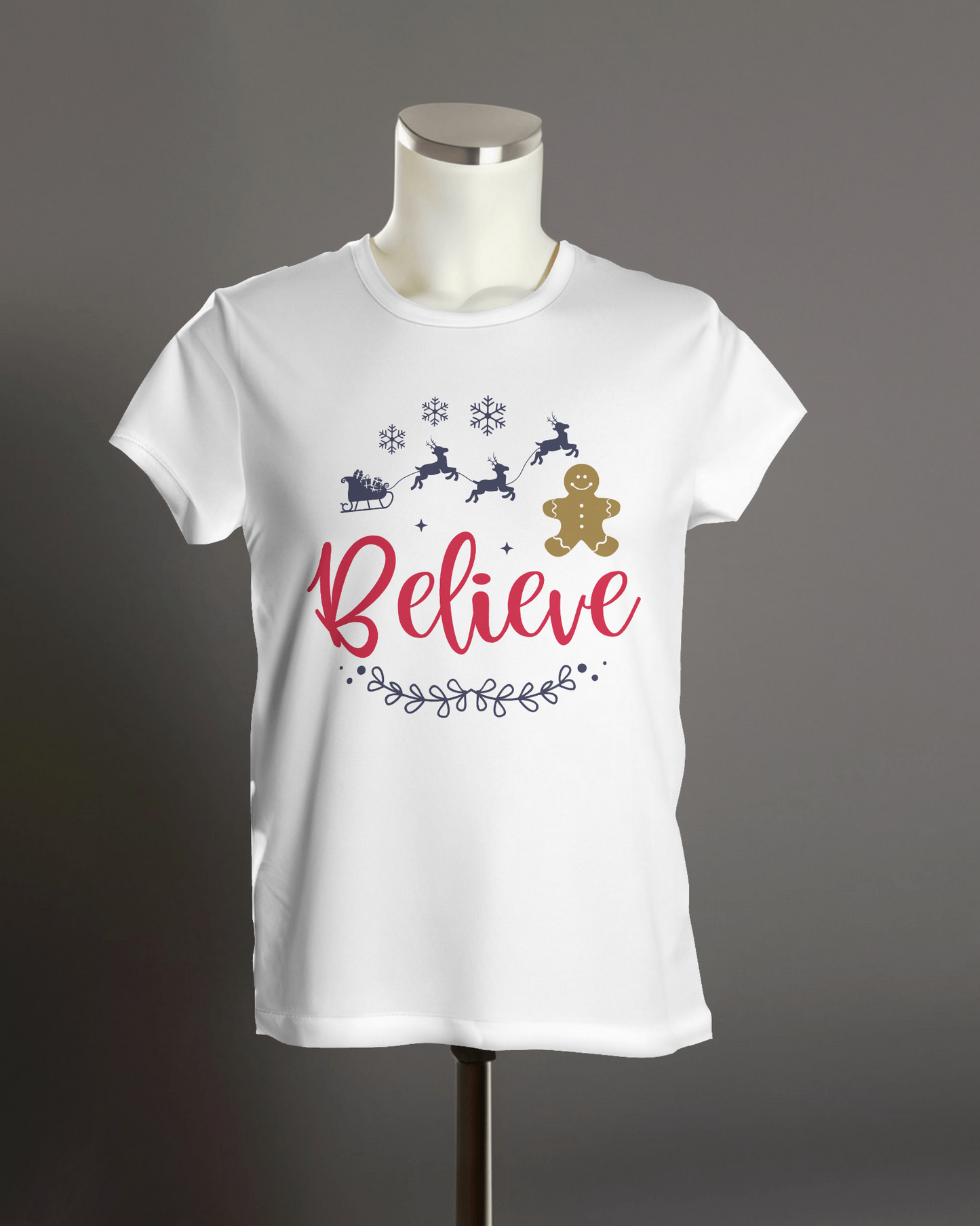 "Believe" Christmas T-Shirt