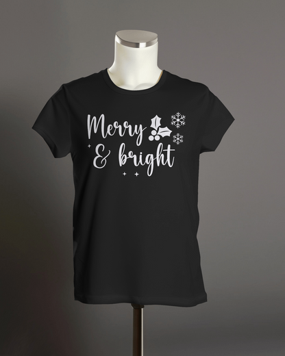 "Merry & Bright" T-Shirt