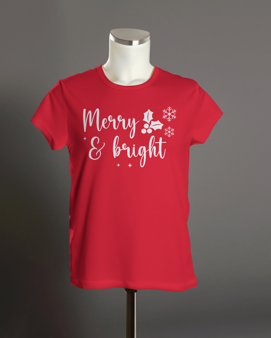 "Merry & Bright" T-Shirt