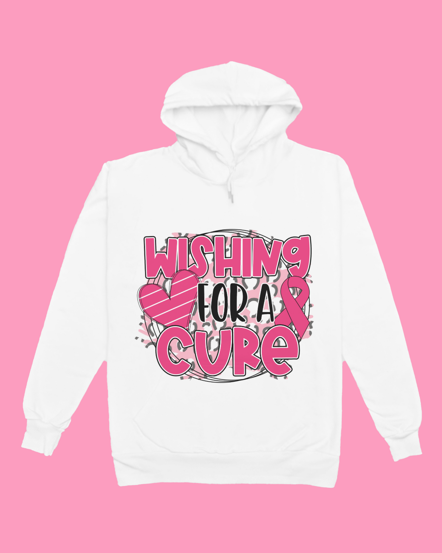 "Wishing for a Cure" - Breast Cancer Awareness Sweatshirt