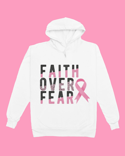 "Faith Over Fear" - Breast Cancer Awareness Sweatshirt