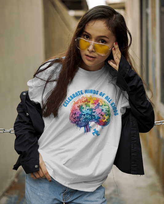 Celebrate Minds of All Kinds - Autism T-Shirt